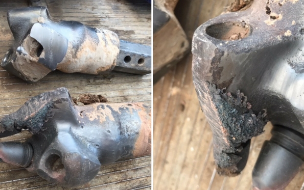 wear on auger teeth